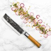 Japanese steel vegetable knife Olive 17.5cm