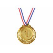 Gold Medal First Place Prize Trophy Zinc 6.5cm