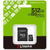 512GB Canvas Select Plus microSDXC U3 V30 UHS-I SDCS3/ 512GB