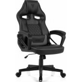 Knight Faux Leather Black/ Grey