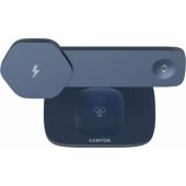 Wireless Charging Station Hexagon 310 3in1 DarkGrey/ Blue