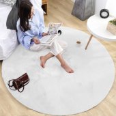Strado Rabbit round rug Strado 140x140 White (White) universal