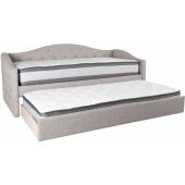 ATLANTA 90x200cm with Two Mattresses HARMONY UNO Grey
