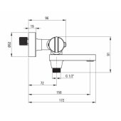 Thermostatic Bathtub Faucet