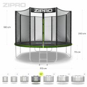 Jump Pro Outdoor Net 10FT 312cm