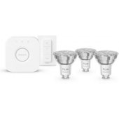 Basis Starter-Set: 3 smarte Lampen GU10 (345 lm) + Dimmer Switch