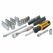 DWMT81610-0 1/ 4" NANO Metric/ Imperial Socket Set 50pcs