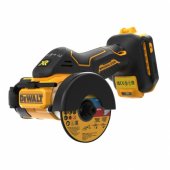 DEWALT cordless multi-material cutter DCS438N, 76mm, 18Volt, cutting m