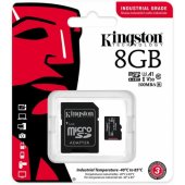 Industrial Micro SDHC 8GB + SD Adapter