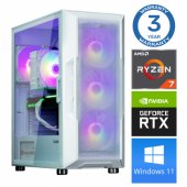 Ryzen 7 5700X 16GB 500SSD M.2 NVME RTX3050 6GB WIN11 White