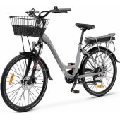 Incanto 26" City E-Bike 250W Silver