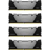 Fury Renegade Black/ Silver 4x16GB DDR4 3600MHZ UDIMM KF436C16RB12K4/ 64