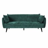 Sofa bed NOELLA 3-seater, green
