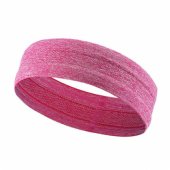 Elastic fabric headband pink