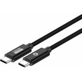 Conceptronic ETTA02B20 USB-C to USB-C PD 3.0 100W 2m Black