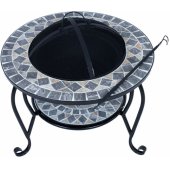 Mosaic 60x60xH43cm Black/ Grey