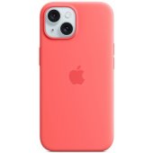 "Silicone Case with MagSafe iPhone 15 Plus (MT163ZM/ A)" Guava