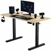 Electric Gaming Desk Nojo Black Pine 120x60 cm