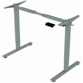 Table leg ERGO FIT with 1 motor silver grey