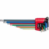 Wiha L-key set in ErgoStar holder, screwdriver (multi-colored, 9 piece