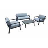 DELGADO table, sofa and 2 chairs
