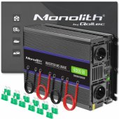 Qoltec Monolith 6000 MS Wave Voltage Converter | 12V to 230V | 3000/ 60