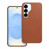 Genuine leather back case for Samsung Galaxy S25 S931 Brown