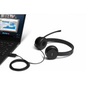 100 USB Stereo Headset Black