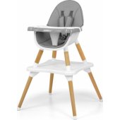 Milly Mally 2-in-1 Feeding Chair Malmo Grey