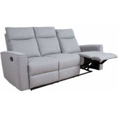 Recliner MORA 3-seater with manual mechanism Grey