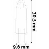 G4 12V 1.2W 90lm 2700K