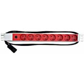 Multiprise 19 333.4101 8-Way 2m Red