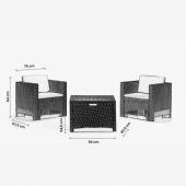 Set Colorado 2 Grey