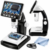 Educational Digital Microscope 4.3 Inch LCD Screen USB LED 1000x Magni