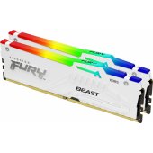 Fury Beast RGB White 2x16GB DDR5 6400MHZ DIMM KF564C32BWEAK2-32