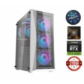 Ryzen 5 9600X 64GB 4TB SSD 1TB HDD RTX 5060 NoOS DK352 WHITE
