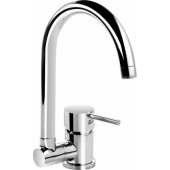 KITCHEN MIXER WITH FOLDING SPOUT DEANTE BLACK ASTER