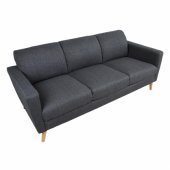 Sofa KAILI 3-seater, dark grey