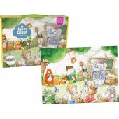 Puzzle School for Animals 100 pieces