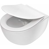 WC SEAT/ PEONIA ZERO WALL MOUNT WC BOWL