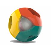 LeanToys Colorful Geometric Figures Rattle Ball for Babies