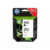 No. 303 2-pack Black/ Tri-color 3YM92AE