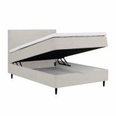 Continental bed LAARA 140x200cm, beige