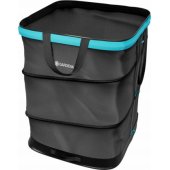 GARDENA PopUp rectangular garden waste bag, size L (black/ turquoise, 2