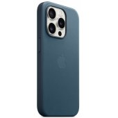 "FineWoven Case with MagSafe iPhone 15 Pro Max (MT4Y3ZM/ A)" Pacific Bl