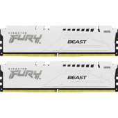 Fury Beast White 2x16GB DDR5 6400MHZ UDIMM KF564C32BWEK2-32