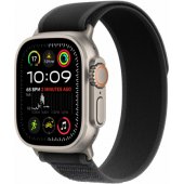 49mm Black Trail Loop - M/ L - Natural Titanium Finish
