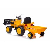 Battery Tractor With Trailer S617 Yellow